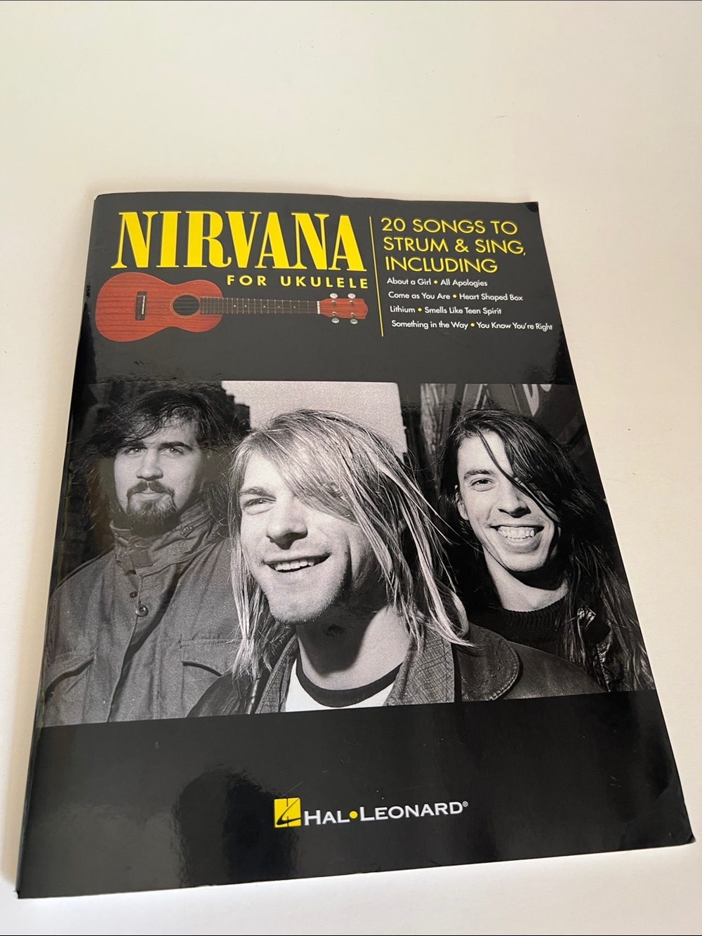 Nirvana Ukelele Songbook with tabs and music notation